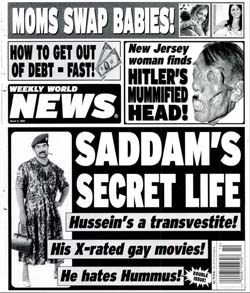 Saddam's secret life: he hates hummus~
